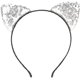 thumbnail image 2 of Diademas de lentejuelas Diademas de orejas de gato, Diademas de orejas de lentejuelas con purpurina Aros de metal para el cabello para mujeres y niñas Suministros para la vida diaria y la fiesta, 2 of 5