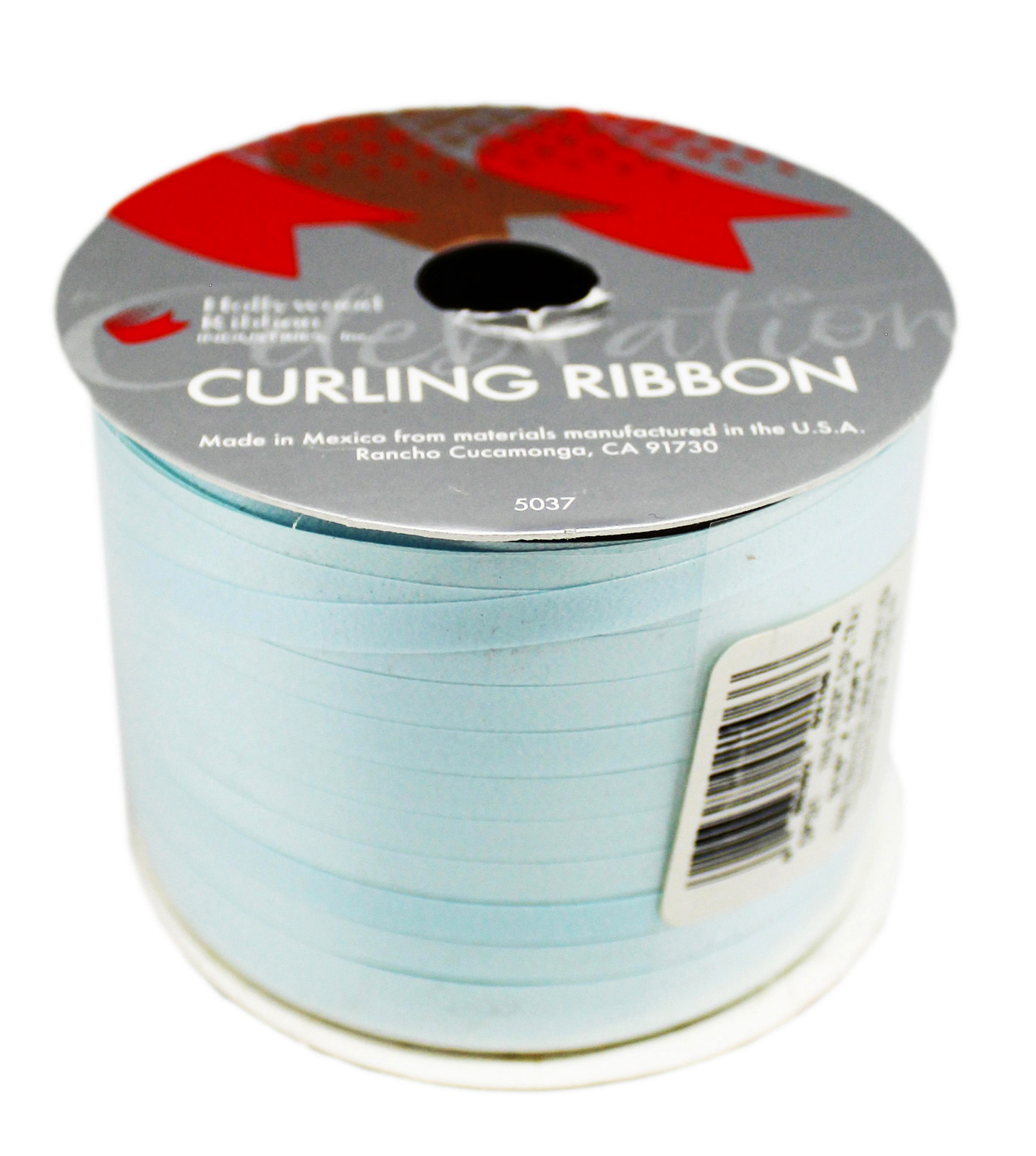 Hollywood Ribbon Industries Sky Blue Colored Curling Ribbon