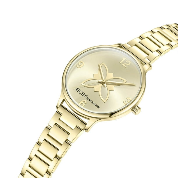 Reloj BCBG Max Azria Dama Extensible de Acero Dorado BBWLG0036701