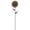 Brown, variant on Sunflower Garden Decor for Outside, 1 Pack Metal Flower Yard Stake, Spring Summer Outdoor Decoration for Patio Porch Lawn Pathway and Backyard, Red