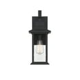 thumbnail image 3 of Hancock 1-Light Outdoor Wall Lantern in Matte Black, 3 of 5