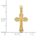 thumbnail image 3 of 14K Yellow Gold Charm Pendant Themed 25 mm 13 Small Crucifix, 3 of 4