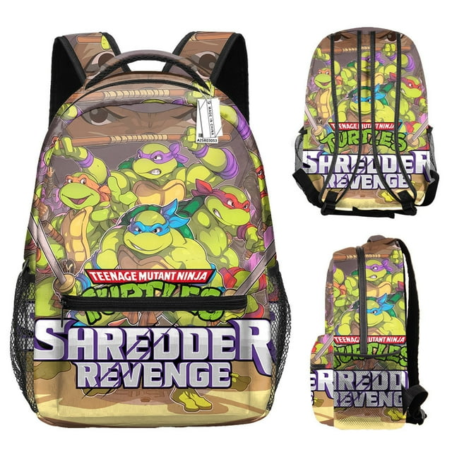 Sac à Dos Anime Teenage Mutant Ninja Turtles, Cartable, Sac à Dos Résistant à l'Usure Impression Numérique--Week