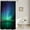 Starry Sky Aurora Green3, variant on Purple Teal Blue Green Decorative Shower Curtain, Fancy Green Teal Black Shower Curtain Cute Long Wide Shower Curtain with Rust Proof Grommets for Bathroom Farmhouse Waterproof Washable