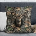 thumbnail image 2 of FOR U DESIGNS Deer Hunting Camo Pattern 3 Pcs RV Dinette Cushion Covers Breathable RV Couch Cover Elastic Loveseat Sofa Chair Cover Pillow Case Furniture Protector for RV Camper Car Bench, 2 of 8
