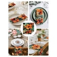 thumbnail image 4 of Cloth Napkins Set of 8 - 20x20 Inches, Burnt Orange Floral Washable Reusable Table Napkins, Tropical Botanical Leaves Floral Soft & Absortbent Dining Napkin for Party Wedding Hotel Restaurant, 4 of 8