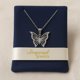 thumbnail image 3 of Collar De Mariposa Con Zirconias Para Mujer De Plata 925 Plateado, 3 of 5