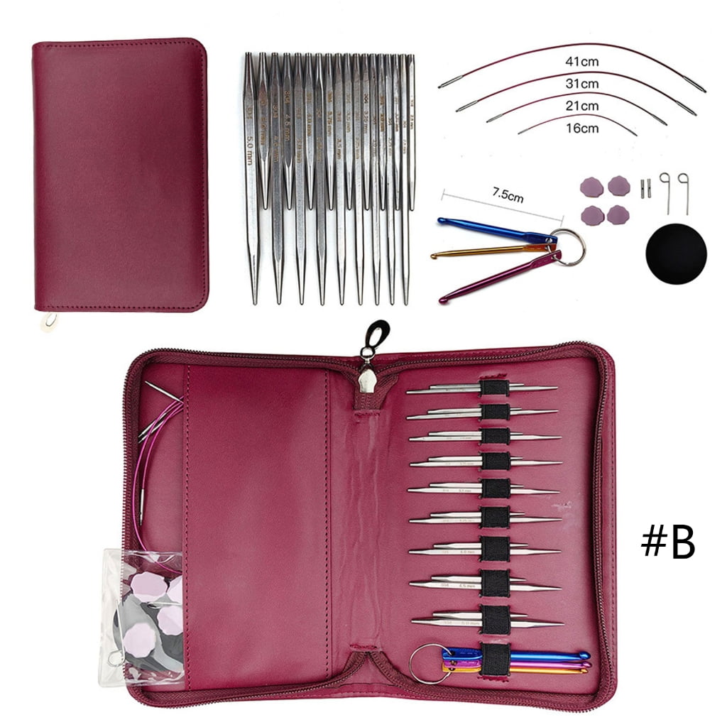 lanema Interchangeable Crochet Needle Circulars Knittings Needle Set for Crochet Lovers