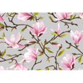 thumbnail image 2 of wall26 - Vector - Seamless Floral Pattern. Magnolia Flowers and Leaves Background. Exotic Flower. Vector - Removable Wall Mural | Self-Adhesive Large Wallpaper - 66x96 inches, 2 of 6