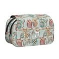 thumbnail image 1 of Easygdp Cute Owl para Estuche de Lápices con Tapa Flip, Suministros de Oficina y Universidad para Adolescentes y Adultos, 1 of 7