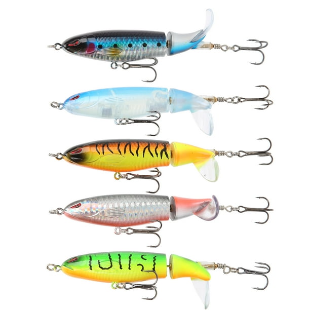Artificial Lure5Pcs Propeller Water Surface Fishing Lure Pencil Fishing  Lure Performance Driven
