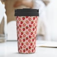 thumbnail image 6 of Logiee Strawberries Print Stainless Steel Coffee Tumbler, Travel Coffee Mug, Insulated Coffee Mug with Lid, Spill Proof Coffee Cup, Portable Thermal Mug, 6 of 8
