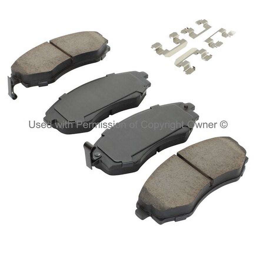 Mpa Electrical 1003-0700BC Quality Built Black Series Ceramic Brake Pads W/