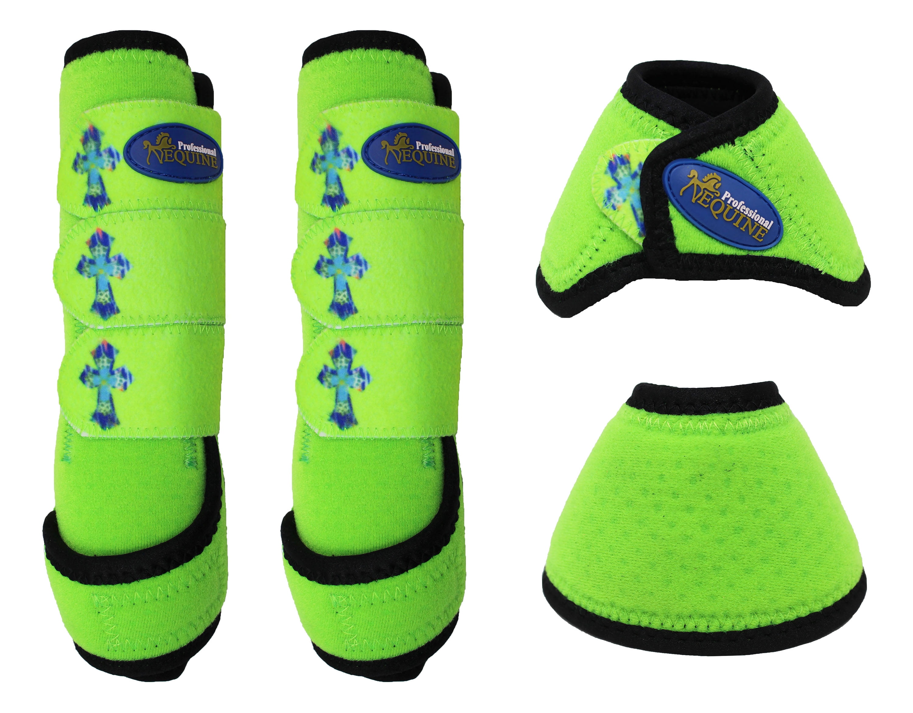 Horse M Sports Medicine FRONT Boots & Bell Boots Cross 4178B