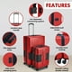 thumbnail image 3 of Juego de equipaje Tach V3.1 Hard Shell, 2 piezas, 20 y 28 pulgadas, rojo vino, 3 of 5