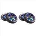 thumbnail image 1 of 4 Piezas de 110 Mm, Coloridas Ruedas de Aluminio para Patinete AcrobáTico, Ruedas de Aluminio para Patinete, Accesorios para Patinete, 1 of 5