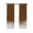 Brown, variant on Ombre Waves Blackout Curtains, Light Blocking Print Window Curtains, Abstract Art Gradient Black Modern Thermal Insulated Window Drapes for Living Room Kitchen Cafe 2 Panels, 104"W x 63"L