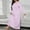 Pink, variant on JUSLIO Womens Nightgown Graphic Print Nightgown Sleep Dress Long Sleeve Loungewear Round Collar Robes Army Green Pajama Nightgowns Sleepwear