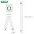 thumbnail image 3 of Uxcell 16-Pack Tree Straps for Staking, 1.5 Inch x 15.7 Inch for Leaning Tree Protection [Blanco], 3 of 6