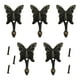 thumbnail image 4 of 5 piezas de colgilla de pared ganchos de toalla resistente de servicio resistente salas de pelaje de mariposa regalos adornos de almacenamiento de, 4 of 8