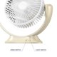 thumbnail image 2 of Ventilador de escritorio Lámpara de mesa 3 Engranajes Iluminación Ventilador eléctrico Ventilador enfriador de aire para oficina en casa Sywqhk Libre de BPA, 2 of 3