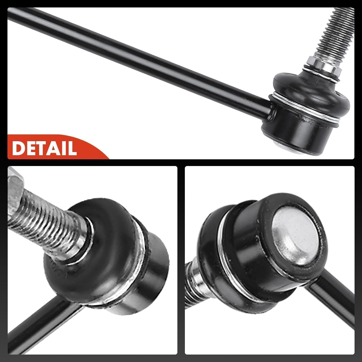 A-Premium Front Sway Bar Link Stabilizer Link Compatible with Ford Explorer 2011-2019 Police Interceptor Utility 2013-2019 Replace# GB5Z5K483A, GB5Z5K484A 2-PC Set