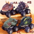 thumbnail image 2 of Minicoche de juguete modelo dinosaurio, regalo para el Día del Niño, 4 unidades, 2 of 5