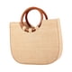 thumbnail image 1 of Bolso de mano tejido resistente a la abrasión con correa ajustable para el hombro, bolso de playa de verano Beige, 1 of 9