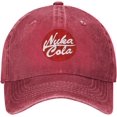 thumbnail image 1 of Nuka Drink Cola Vintage Washed Plain Baseball Cap Distressed Dad Golf Hat for Men Women, 1 of 8