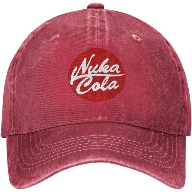 Nuka Drink Cola Vintage Washed Plain Baseball Cap Distressed Dad Golf Hat for Men Women