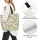 thumbnail image 3 of Balery Daisy Bolsa Tote Estilo Estético con Cremalleras, Bolsa de Hombro, Bolsa de Compras Grande y Plegable, 3 of 8