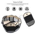 thumbnail image 5 of Portable Pet Playpen, Dog Playpen Foldable Pet Exercise Pen Tents Cat House Playground for Puppy Kitten Indoor Outdoor Travel Camping Use(S 29.1x29.1x16.9"), 5 of 10