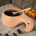 thumbnail image 1 of Taza de madera, tazas de madera de haya hechas a mano, taza de té, estética elegante, 1 of 11