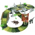 thumbnail image 1 of Set de juego Race Track, coche de juguete y pista flexible con 2 dinosaurios 3+, 1 of 5