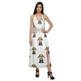 thumbnail image 3 of Moomaya WoMen's Spaghetti Strap Side Slit Dress Plus Size Printed Clothing, 3 of 6