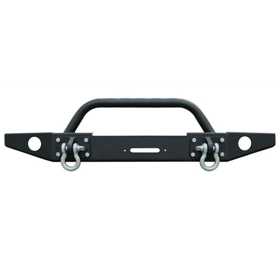 Ikon Motorsports Bull Bar Grille Guard - Fits 07-17 Jeep Wrangler Bull Bar