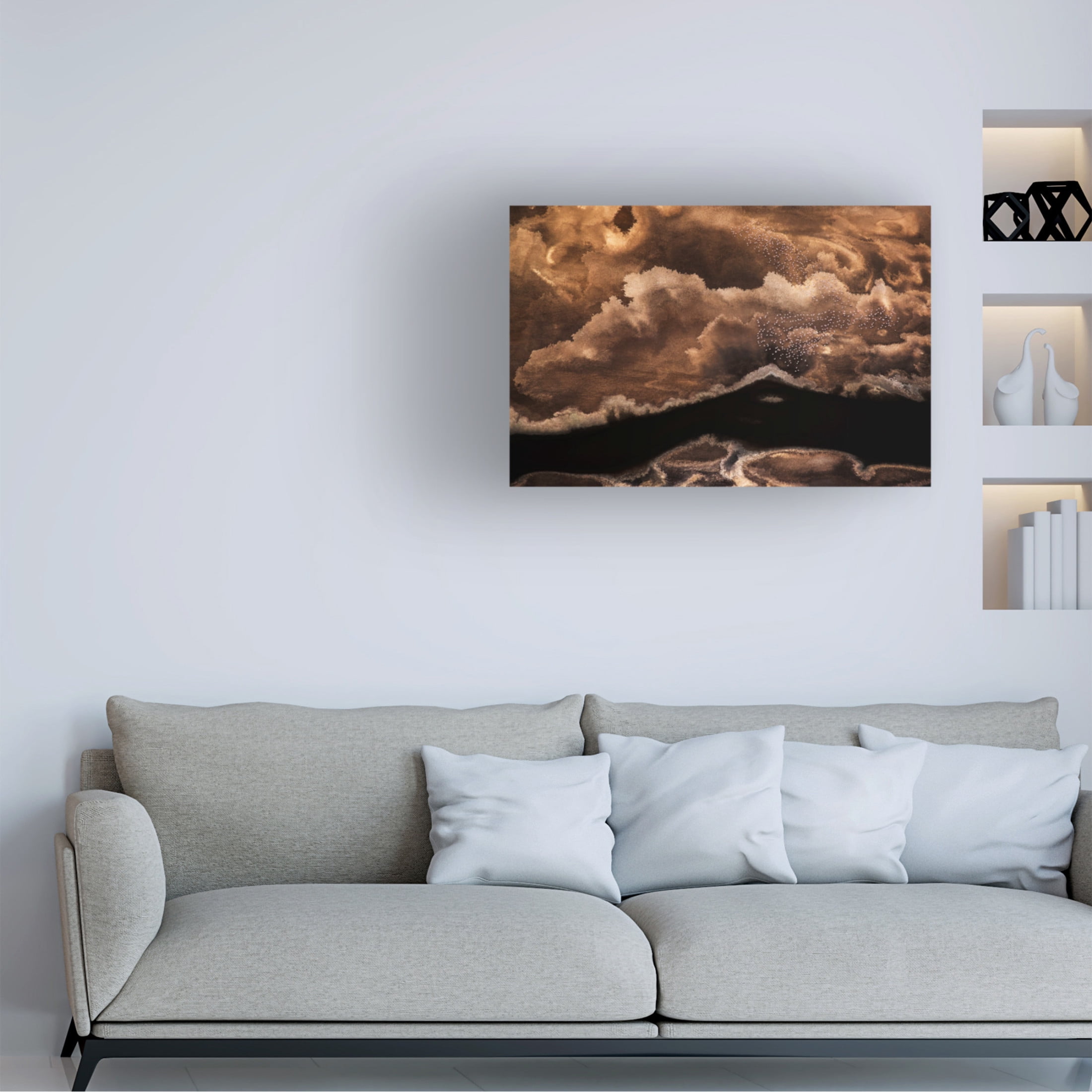 Canvas Wall Art - Arty Guava Chang 'A Painting' Wall Art for Living Room, Bedroom, or Office Décor by Trademark Fine Art - 19 x 12 Inches