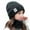 Black, variant on vnanda Knit Hat Scarf Set Women Winter Hat Scarf Set Knitted Thickened Solid Color Warm Windproof Elastic Anti-slip Plush Cycling Neck Wrap Beanie Set Lady