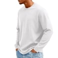 thumbnail image 6 of UDAUDU Long Sleeve Shirts for Men Lightweight Basic Casual T-Shirts Soft Work Breathable Crewneck for Fall Winter Daily Wear S, 6 of 9