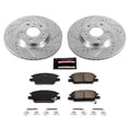 thumbnail image 3 of PowerStop Front Z23 Evolution Sport Carbon-Fiber Ceramic Brake Pad and Drilled & Slotted Rotor Kit Fits: BUICK CHEVROLET GMC Select Models K7400, 3 of 10