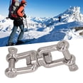 thumbnail image 1 of Anchor Chain, 304 Stainless Steel Double Jaw Shackle Rustproof Universal Jaw Anchor Connector For Hardware Lifting Connection, 1 of 8