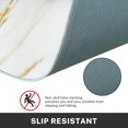 thumbnail image 4 of Kitchen Rugs and Mats Non Skid Washable Set of 2, Marble Modern Abstract Kitchen Runner Rug, Marble Golden Gold Kitchen Floor Mat Under Sink Mat Throw Rug for Kitchen Doormat, 4 of 6