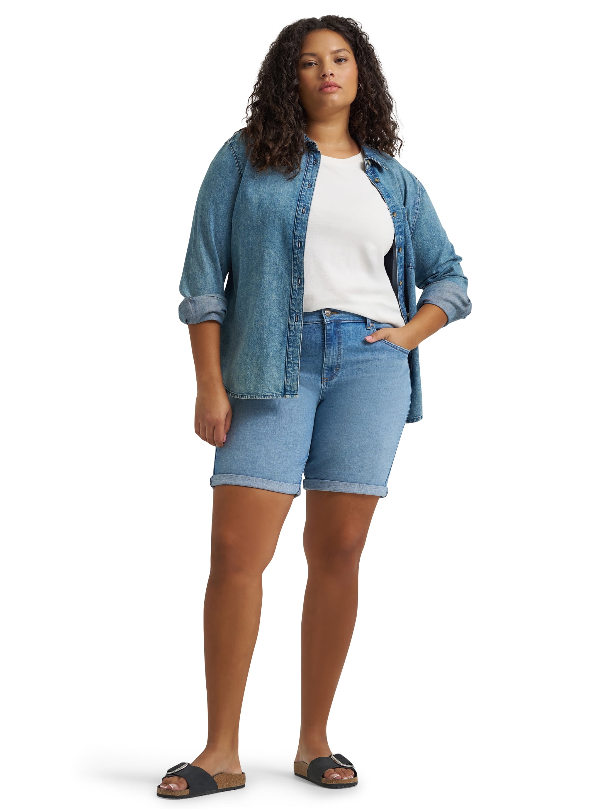 Lee® Women's Plus Kathy Bermuda Short
