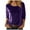 E-Dark Purple, variant on Yindaity Long Sleeve Velvet Tops for Women, Frill Mock Neck Casual Loose Fit Fall Winter Velour Blouses(Wine,S)