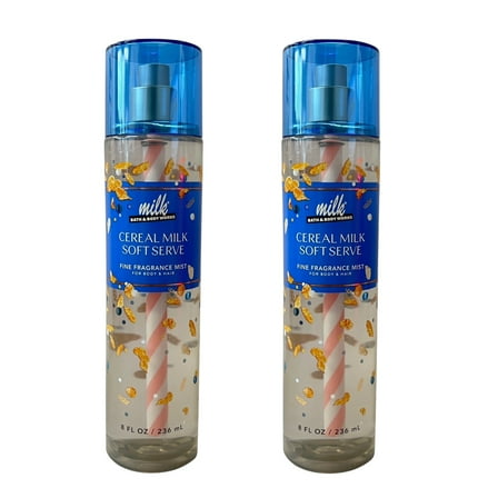 Bath & Body Works Milk Bar Cereal Milk Soft Serve Mist 8 fl oz 2 Pack