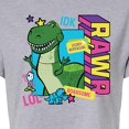 thumbnail image 3 of Toy Story 4 - Rex Graphic - Juniors Cropped Cotton Blend T-Shirt, 3 of 5