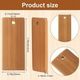 thumbnail image 4 of 100Pcs 45X20Mm Rectangle Wooden Tags for Keychain Rings, Bamboo Unfinished Wood Key Ring Tag,100 x Wooden Tags,Wood Color, 4 of 8