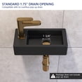 thumbnail image 4 of Soporte de pared DeerValley para lavabo de baño, pequeño rectángulo, 15 x 7 cm, 4 of 9