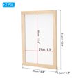 thumbnail image 2 of Unique Bargains 13.4'x9.8' A4 Wooden Paper Making Screen Papermaking Frame Mould, Natural Color 2 Pack, 2 of 5
