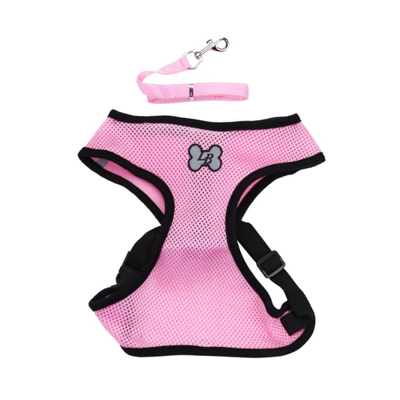 LucyBelle Pets Nylon Mesh Comfort Padded Pet Harness and Lead